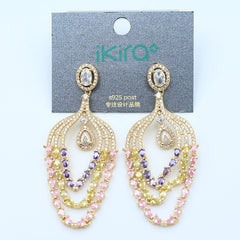 Starry Rainbow Drop Earrings