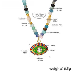Devil's Eye Natural Stone Necklace