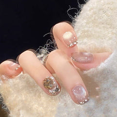 Naked Cat Eye Nail Art