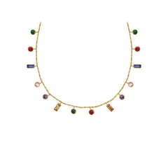 Radiance Rainbow Gemstone Necklace