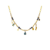 Celestial Charm Pearl & Gemstone Necklace