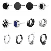 لمبی چوڑی چاندی کی سوئی والی بالیاں