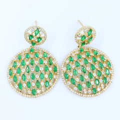 Royal Dome Drop Earrings