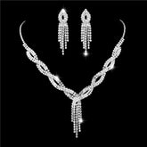 Full diamond tassel  Jewelry Set