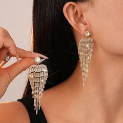 Cascading Starlight Chandelier Earrings