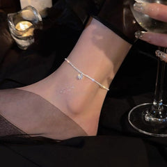 Diamond Dew Dainty Anklet
