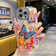 Butterfly Flower Sea Apple Phone Case
