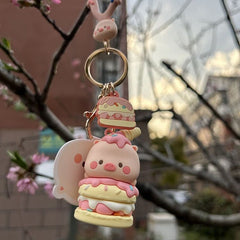 Little Pig Cute Dessert Keychain