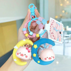 Piggy Cute Flying Pig Keychain