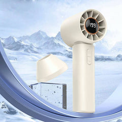 Handheld digital display small fan