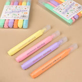 Soft Tip Candy Colored Highlighter-6pcs