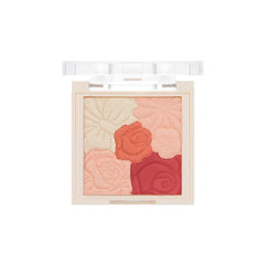 Embossed petal powder blusher plate