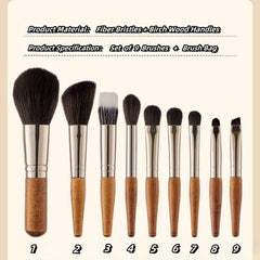 Mini 9 - Piece Brush Travel Set
