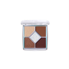 Pearlescent thin glitter five color eye shadow