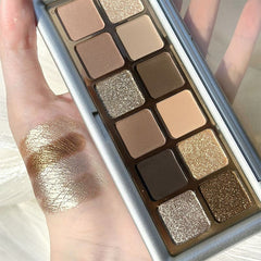 Golden Glimmer 12-Color Eyeshadow Palette