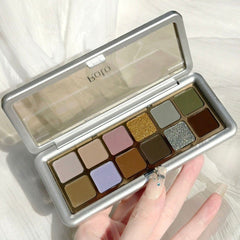 Golden Glimmer 12-Color Eyeshadow Palette