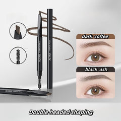 3D dual head rotating eyebrow pencil