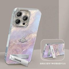 Gradient 3D Planet Apple Phone Case