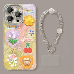 Glacier patterned phone case