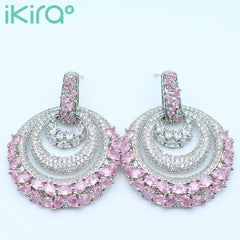 ikira earrings_Triple Halo Sparkle Earrings