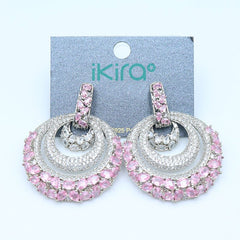 ikira earrings_Triple Halo Sparkle Earrings