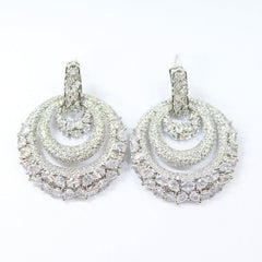ikira earrings_Triple Halo Sparkle Earrings