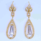 Crystal Elegance Teardrop Earrings