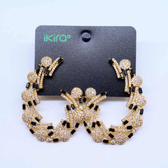 Glamorous Circular Statement Earrings