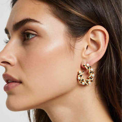 Glamorous Circular Statement Earrings