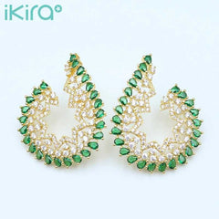 Glamorous Crystal Statement Earrings