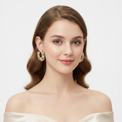 Blossom Halo Hoop Earrings