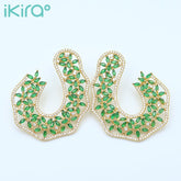 ikira_jewelry_earrings_Emerald_Garden_Whisper_Stud_Earrings_1