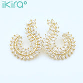 ikira_jewelry_earrings_Golden Vine Whisper Earrings_1