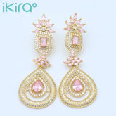 ikira_jewelry_earrings_Petal Radiance Drops Earrings