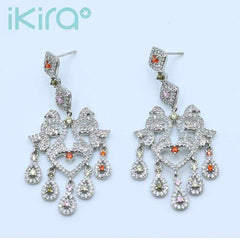 Vintage Peacock tail Earrings