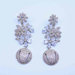 Butterfly Triple-Flower Earrings