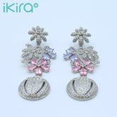 ikira_jewelry_earrings_butterfly_triple_flower_earrings_pink_1