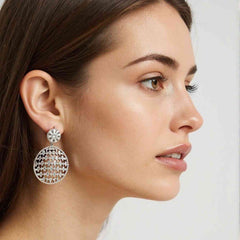 Royal Dome Drop Earrings