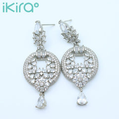 ikira_jewelry_earrings_silver_crown_shaped_diamond_tassel_earrings_silver_1