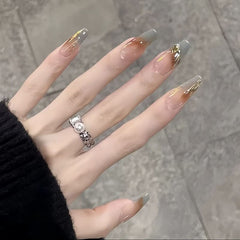 Forest Mist Nail Art