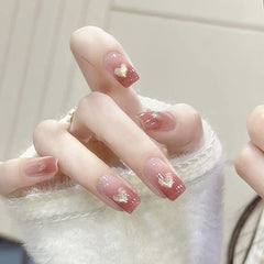 Milk Candy Crystal cat Eye Nail Art