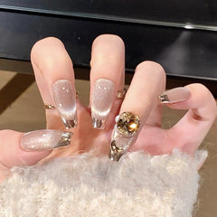 Naked Cat Eye Nail Art