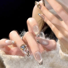 Naked Cat Eye Nail Art