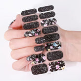 Little Fresh Purple Love Nail Art