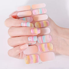 Little Fresh Purple Love Nail Art