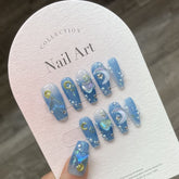 Mermaid Girl Nail Art