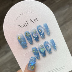 Mermaid Girl Nail Art