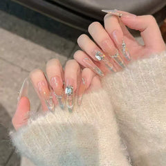 Slender and pointed handmade nail art collecition