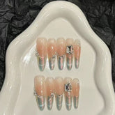 Slender and pointed handmade nail art collecition