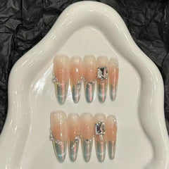 Slender and pointed handmade nail art collecition